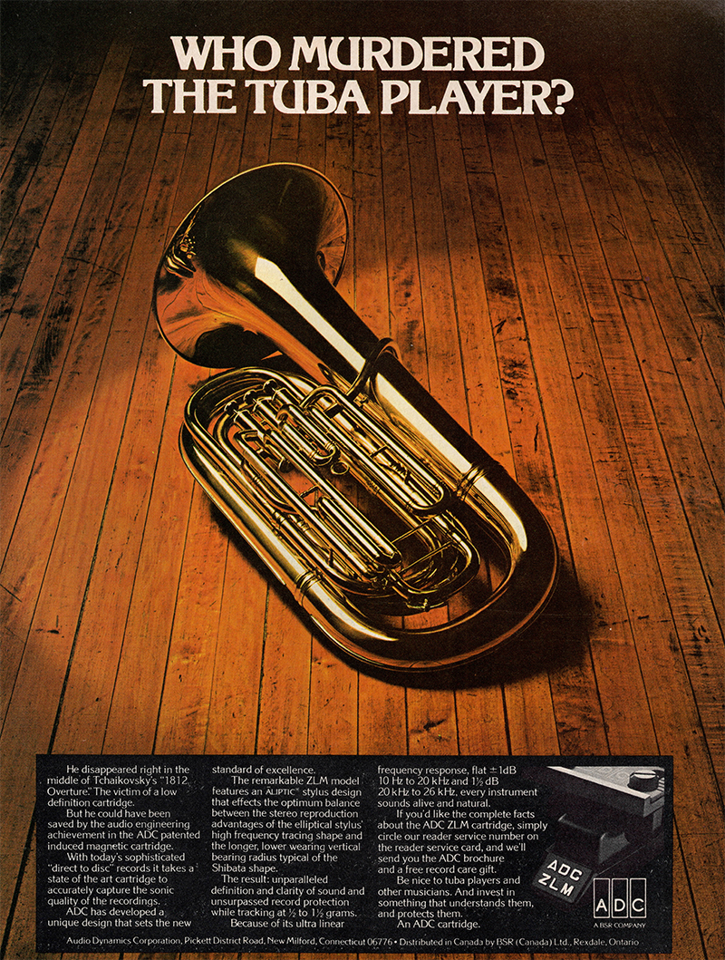 Adc advertisement in Audio, October 1978