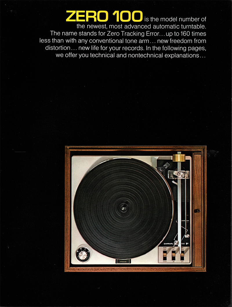 Garrard advertisement in Audio, June 1971